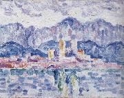 Paul Signac gray weather oil painting reproduction